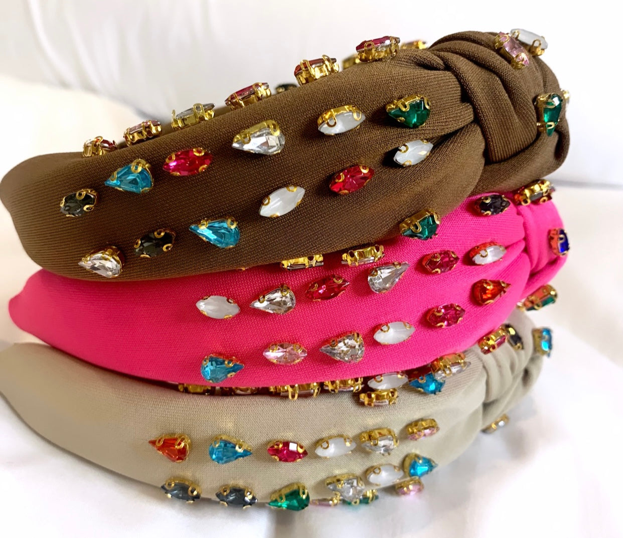 Glam Sparkle Knotted Headband