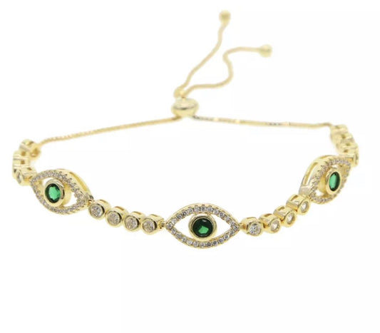 Green with Envy Eye Bracelet