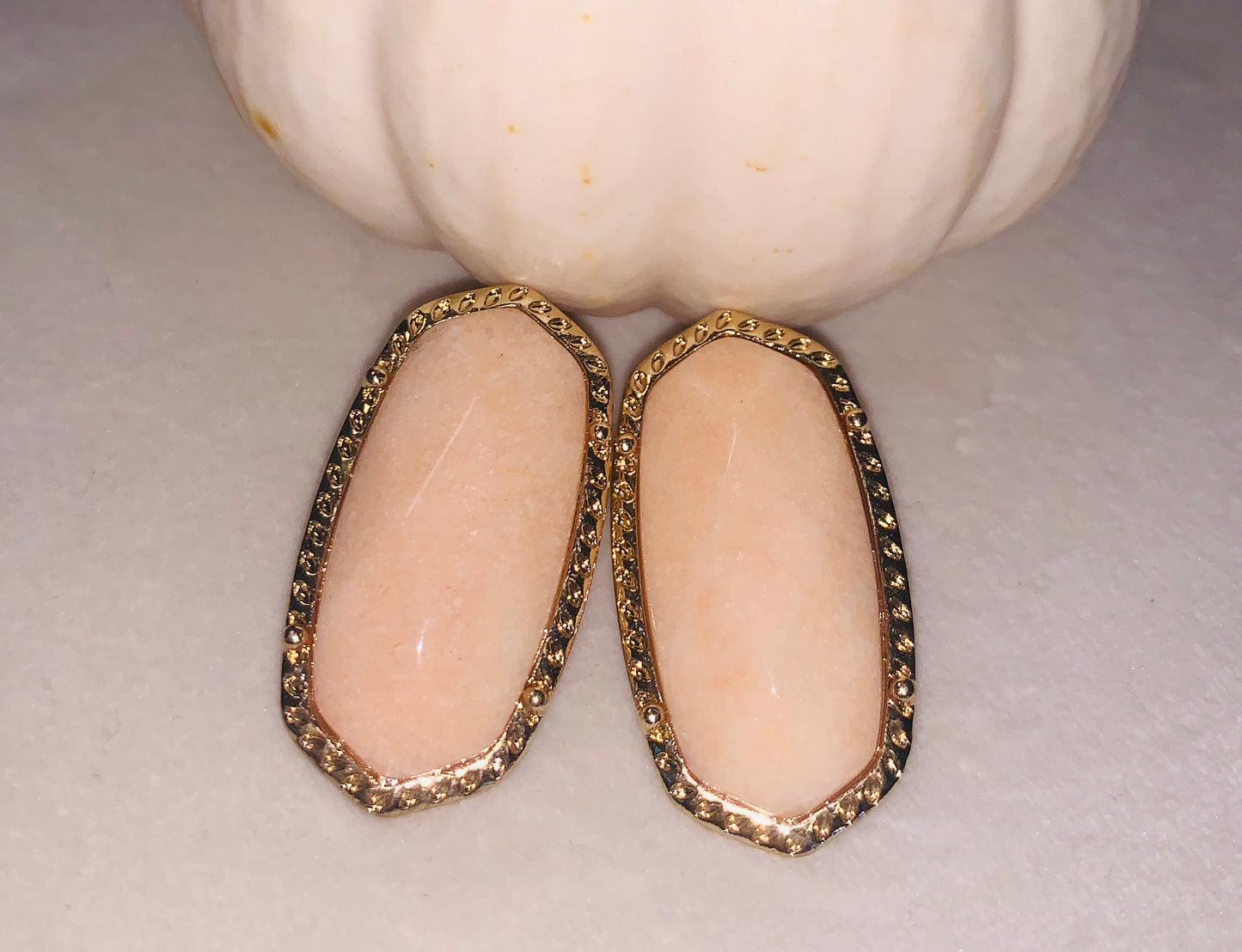 Fall Statement in Marble Earring