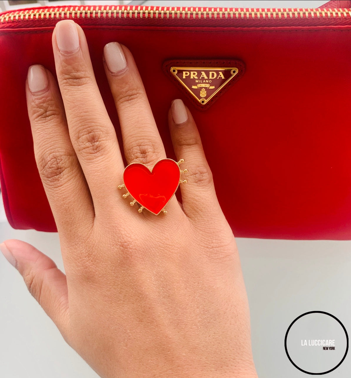 La Love Heart Ring