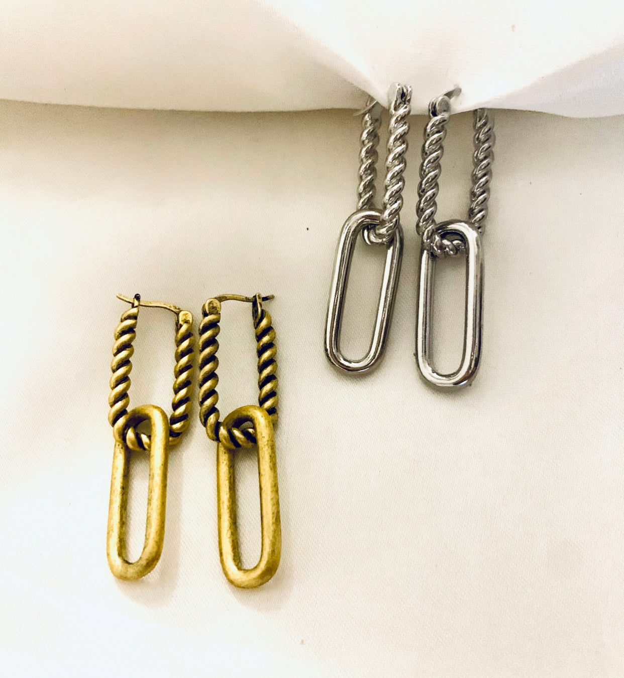 Your Way French Twist Drop Earring