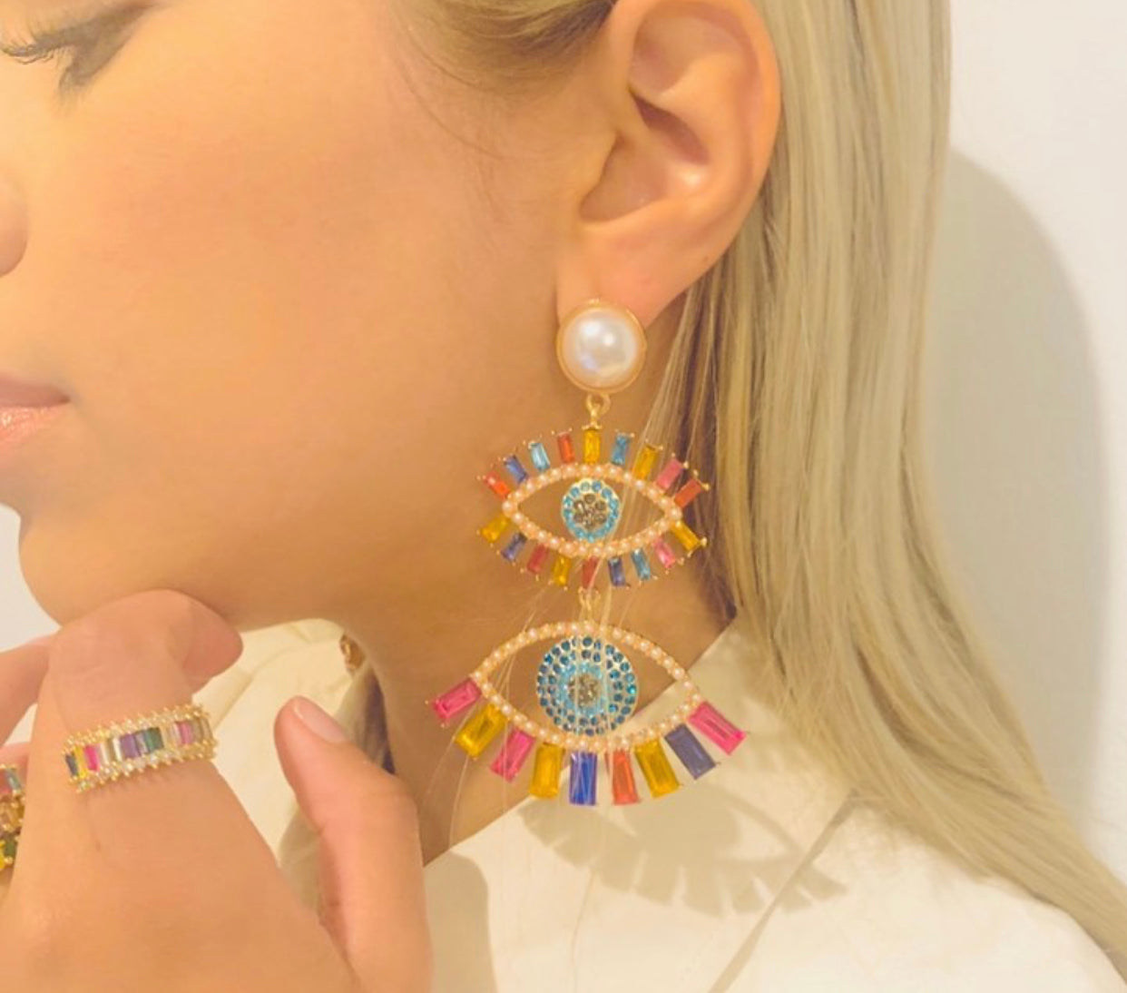 Eye'm here to make a Statement Earring
