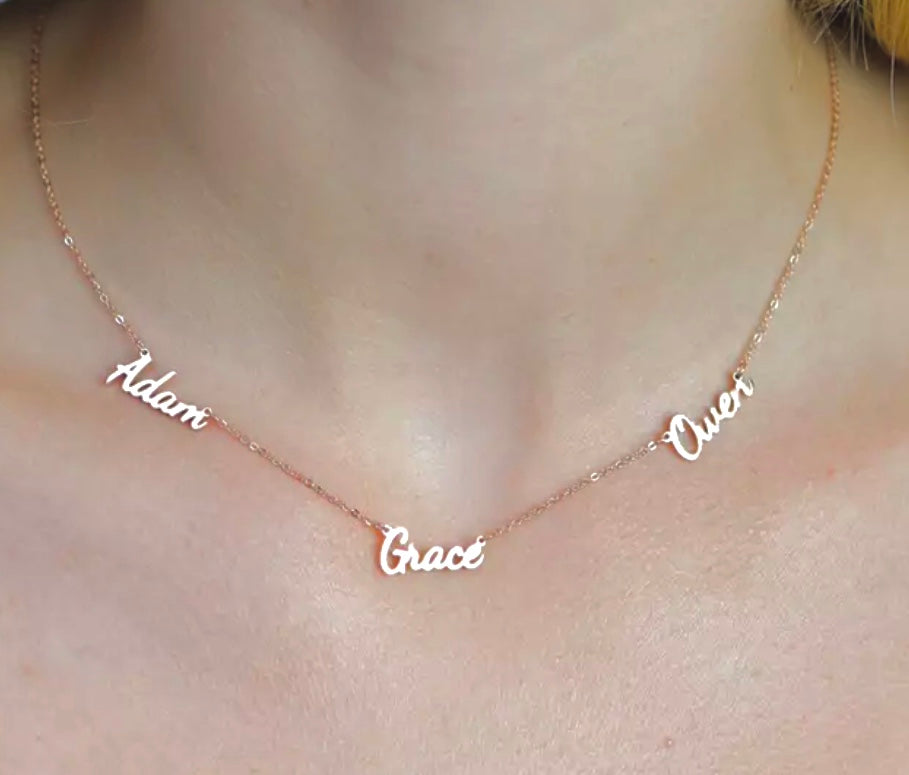 The NAMES most cherished Necklace