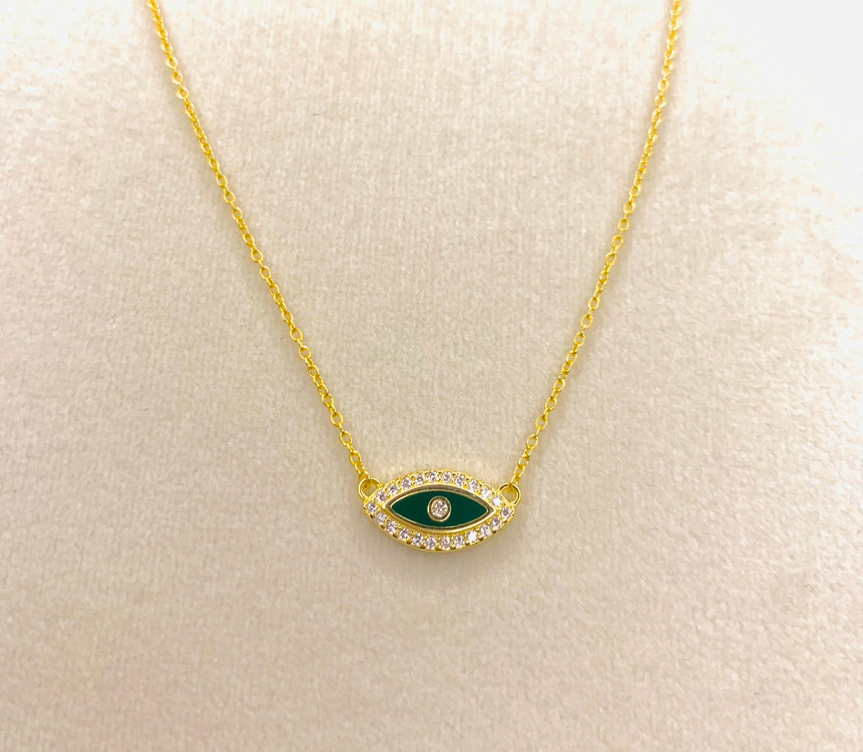 Eye on YOU Necklace Green