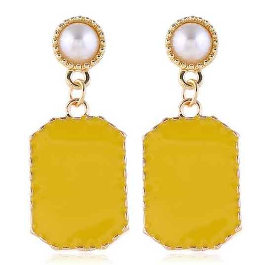Pastel Passion Earring - Yellow