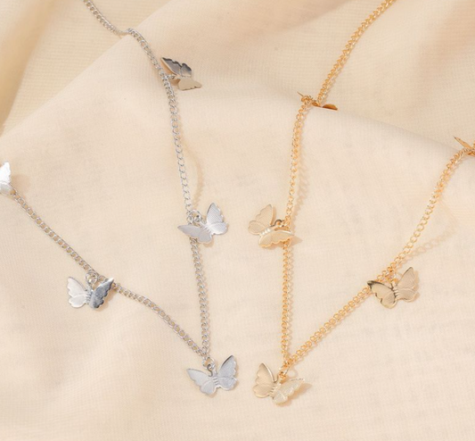Butterfly all around Necklace
