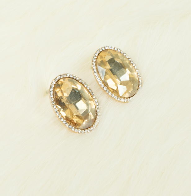 Royal Oval Holiday Earring