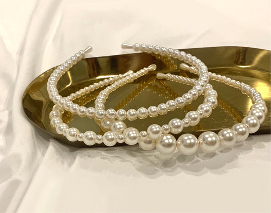 Pearls Crown Headband